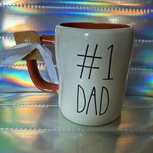 BNWT Rae Dunn Disney #1 Dad Ceramic Mug